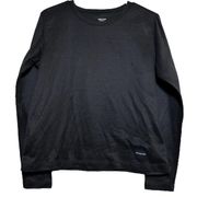 Patagonia  Capilene Base Layer Shirt Long Sleeve Crew Neck Black Large