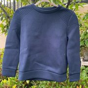 Kate Spade Saturday Scuba Top/Sweatshirt. Size XS. Navy Blue.