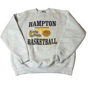 Hampton Basketball Lady Talbots Sweatshirt Adult L Gray Lee Graphic Made in USA