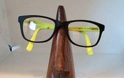 Nike Yellow & Black Prescription Glasses Frames, Case, & Cleaning Cloth