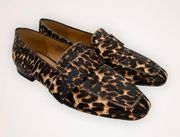 Halogen Lucy Calf Hair Animal Printed Loafers Size 5