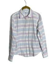 Brooks Brothers Pastel Stripe Button Front Blouse 4