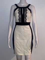 Formal/Homecoming Black and White Dress