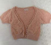 Urban Outfitters Pink Short Sleeve Sweater Top