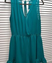 ASTR the label Romper Shorts size Large in TEAL