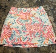 Lilly Pulitzer pink and blue crab mini shirt size 0