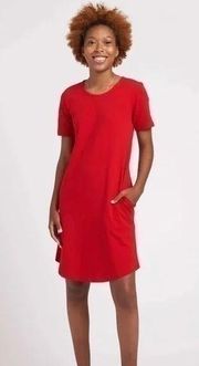 Universal Standard Red Halie T-Shirt Dress