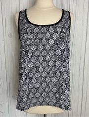 AUGUST SILK Black & White Tank