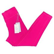 Calme x Johnny Was Womens Hot Pink Size XS Endurance High Waist 7/8 Leggings New