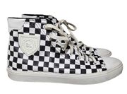 Saint Laurent Sneakers Women's Checkerboard Hightop Leather