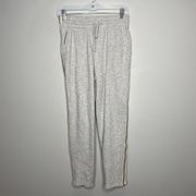 TNA Aritzia Gray Yellow Tuxedo Stripe Jogger Sweatpants Size Small