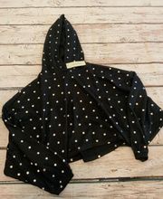 NEW Francesca’s Collection Foil Star Hooded Pullover XS