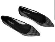 Jeffrey Campbell Meranda Black Mesh Flats