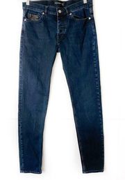 The Kooples Slim Dark Wash denim skinny Jeans Size 29 Mid Rise