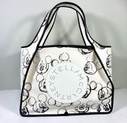 Disney Fantasia Mickey Mouse Cotton X-Large Tote With Pouch NEW