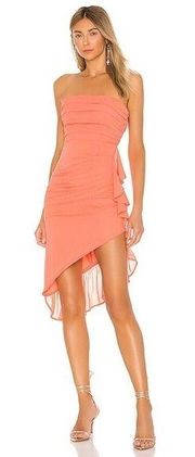 NBD Revolve Afton Dress in Coral