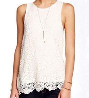 Lucky brand lace tank top