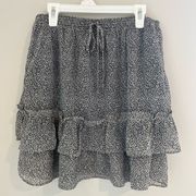 Sienna Sky Ruffled Mini Skirt Size Medium