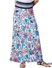 for Design Nation Floral Maxi Circle Skirt