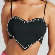 Windsor Heart Crop Top