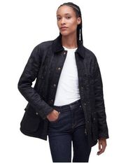NWT! Barbour Beadnell Black Quilted Jacket - Size 2X