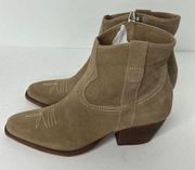 Dolce Vita Tan Suede Leather Booties‎