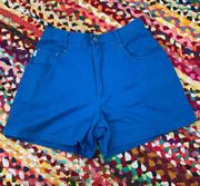 Vintage 80s/90s Blue ESPRIT High Waist Cotton Denim Shorts - Juniors 11