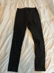 Pinstriped Stretchy Dress Pants