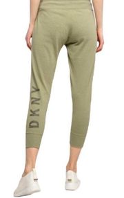 NWT DKNY Sport Olive Green Track Logo Joggers Size XL