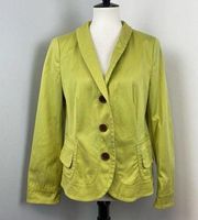 AKRIS PUNTO Light Green Blazer Jacket Size 6