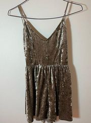 La hearts (pacsun brand) velvet romper