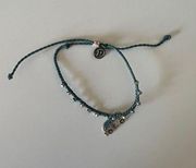 Pura Vida Blue And Silver  Bracelet