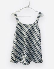 Artisan NY 100% Linen Sleeveless Striped Tank Top size small