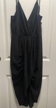 Black Glitter Egyptian Style Dress Size Large