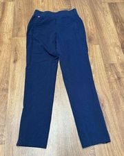 Figs Scrubs Technical Collection Navy Blue Zip Ankle Pants Pockets Womens XXS