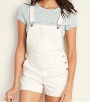 Old Navy Off White Jean Shortalls