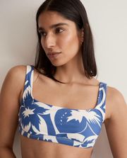 Second Wave Balconette Bikini Top in Tropicale Floral Size XXLarge NWT