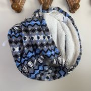 Vera Bradley Fleece Lines Penguin Infinity Scarf