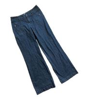 Womens Merona Dark Rinse Bootcut Jeans - Sz 4