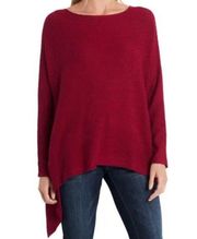 1.STATE Knot Back Waffle Knit Top In Deep Rouge