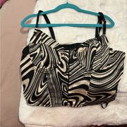 Windsor Zebra Corset Top