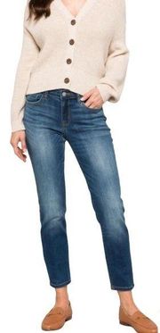 Judy Blue Adelene Mid Rise Girlfrend Jean Relaxed Fit Stretchy Denim NEW 11/30