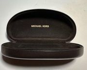Michael Kors MK Sunglasses Eyeglasses Case Brown Clamshell Hard Case