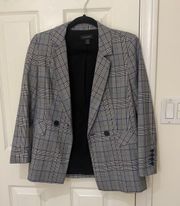 Plaid Blazer