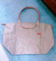 Large Tote Bag Caramel, milk tea Color