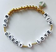 Taylor Swift Friendship Bracelet Eras Tour TTPD But Daddy I Love Him w/ Seashell