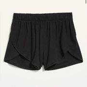 High-Waisted Lounge Dolphin-Hem Shorts for Women