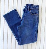 Wild Fable Blue Denim High Rise Straight Ankle Jeans Size 2