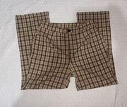 SheIn Plaid Straight Leg Pants