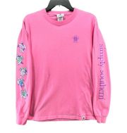 Simply Southern  Long Sleeve Save The Turtles Collection Logo T-Shirt Pink Womens